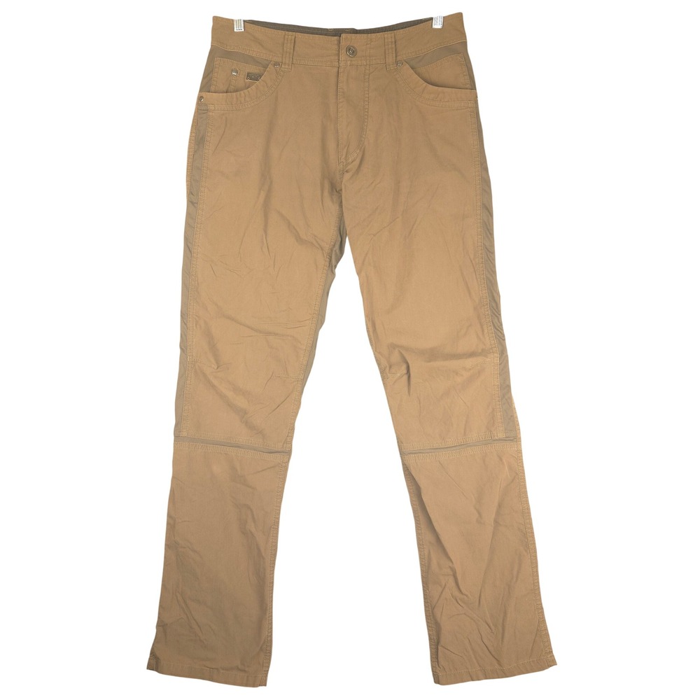 KUHL Radikl Mens 32x34 Khaki Brown Hiking Pants Hybrid Stretch Style 5109